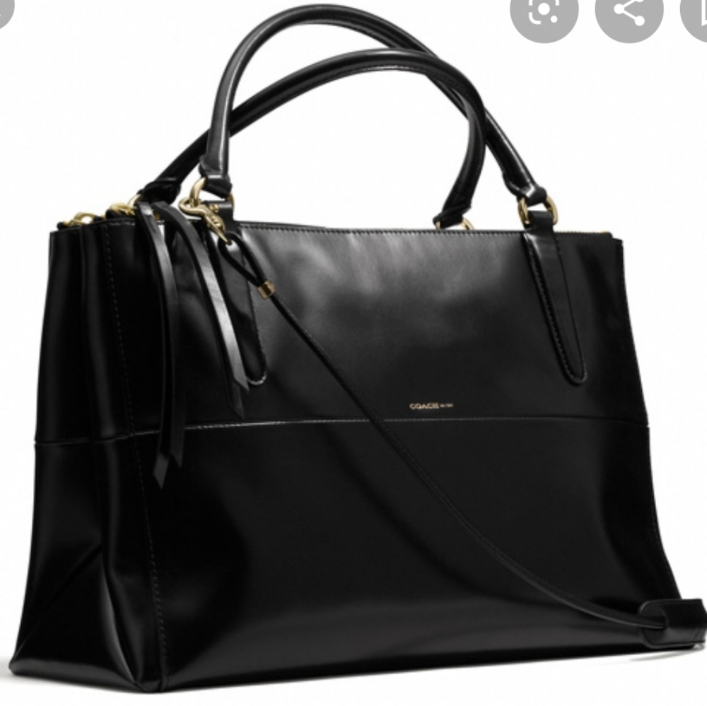 Coach Large Borough Bag - Black